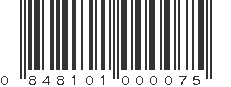 UPC 848101000075