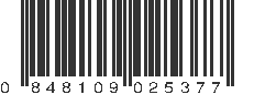 UPC 848109025377