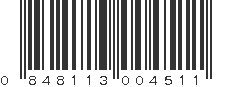 UPC 848113004511