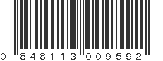 UPC 848113009592