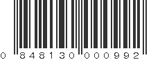 UPC 848130000992