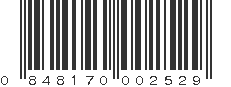 UPC 848170002529