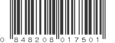UPC 848208017501
