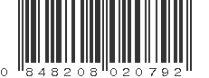 UPC 848208020792