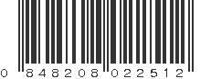 UPC 848208022512