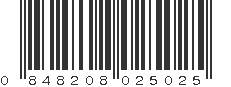 UPC 848208025025