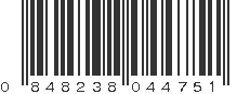 UPC 848238044751