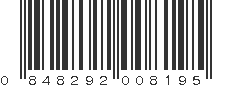 UPC 848292008195