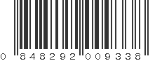 UPC 848292009338