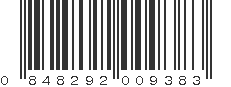 UPC 848292009383