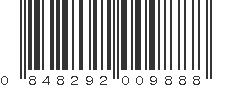 UPC 848292009888