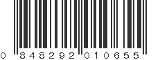 UPC 848292010655