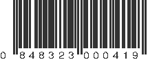 UPC 848323000419