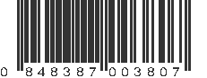 UPC 848387003807