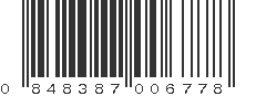 UPC 848387006778