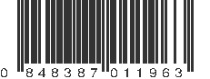 UPC 848387011963