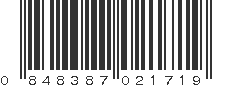 UPC 848387021719