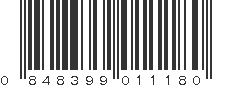 UPC 848399011180