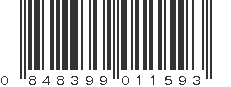 UPC 848399011593