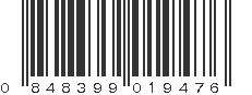 UPC 848399019476