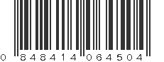 UPC 848414064504