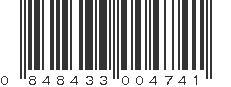 UPC 848433004741