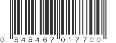 UPC 848467017700