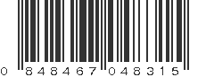 UPC 848467048315