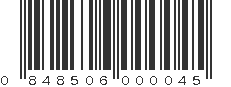 UPC 848506000045