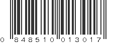 UPC 848510013017