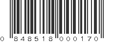 UPC 848518000170