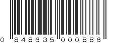 UPC 848635000886