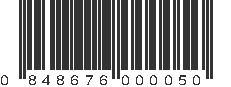 UPC 848676000050