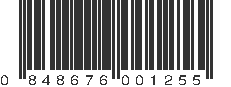 UPC 848676001255