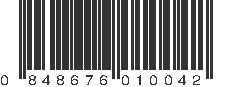 UPC 848676010042