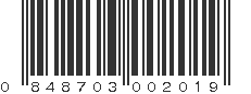 UPC 848703002019