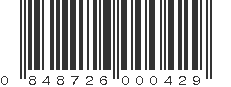 UPC 848726000429