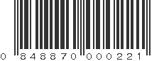 UPC 848870000221