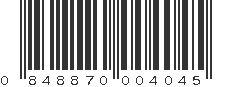 UPC 848870004045