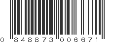 UPC 848873006671