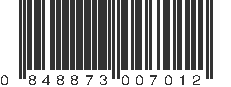 UPC 848873007012