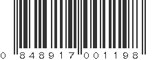 UPC 848917001198