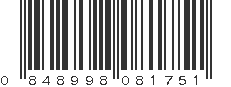 UPC 848998081751