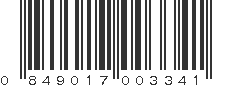 UPC 849017003341