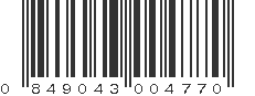 UPC 849043004770