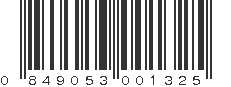 UPC 849053001325