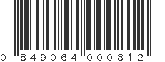 UPC 849064000812