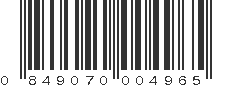 UPC 849070004965