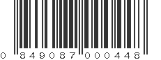 UPC 849087000448