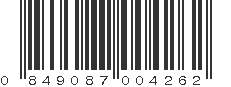 UPC 849087004262